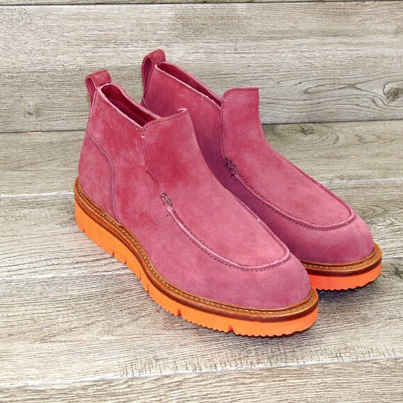 * NIB * $495 Allen Edmonds HUMBLE Boot 9.5 D Cranberry Suede *add $15 new Trees - Picture 9 of 14